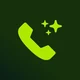 Allo telecommunications startup logo - Client using automated customer service with AI chatbots